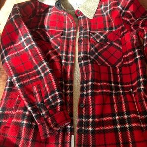 Red Plaid Women's Jacket